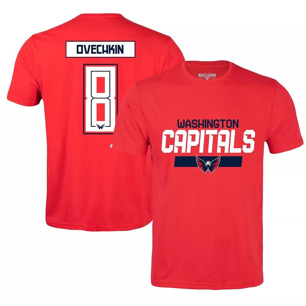Mens Levelwear Alexander Ovechkin Washington Capitals Richmond Player Name & Number T-Shirt Product Image