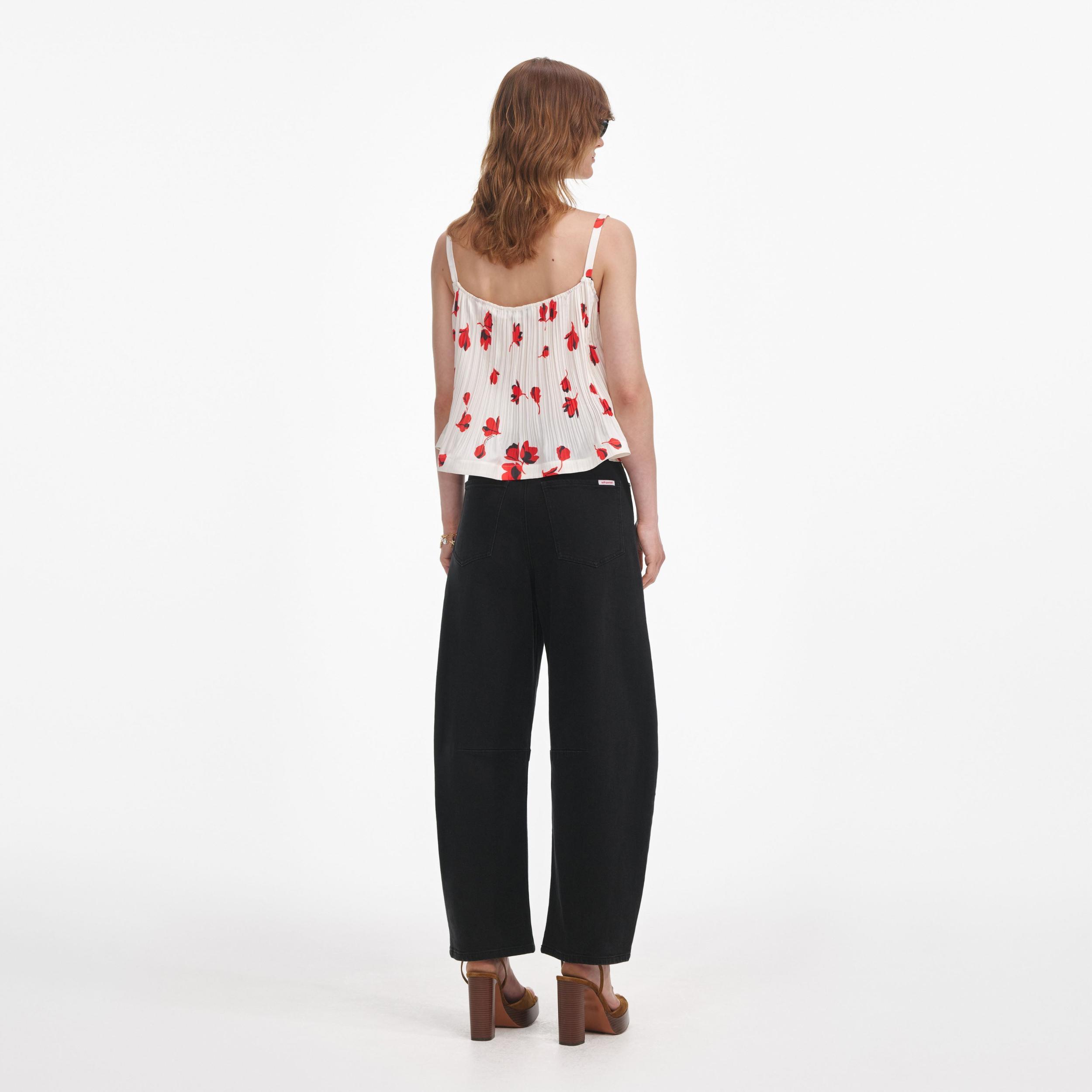 Black Barrel Leg Jeans Product Image