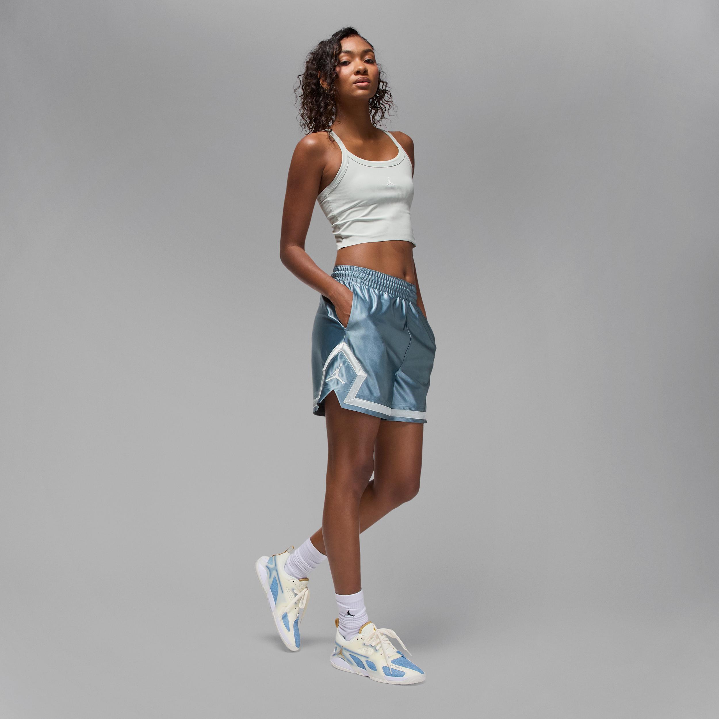 Women's Jordan Heir Series "Denim and Gold" Basketball Shoes Product Image