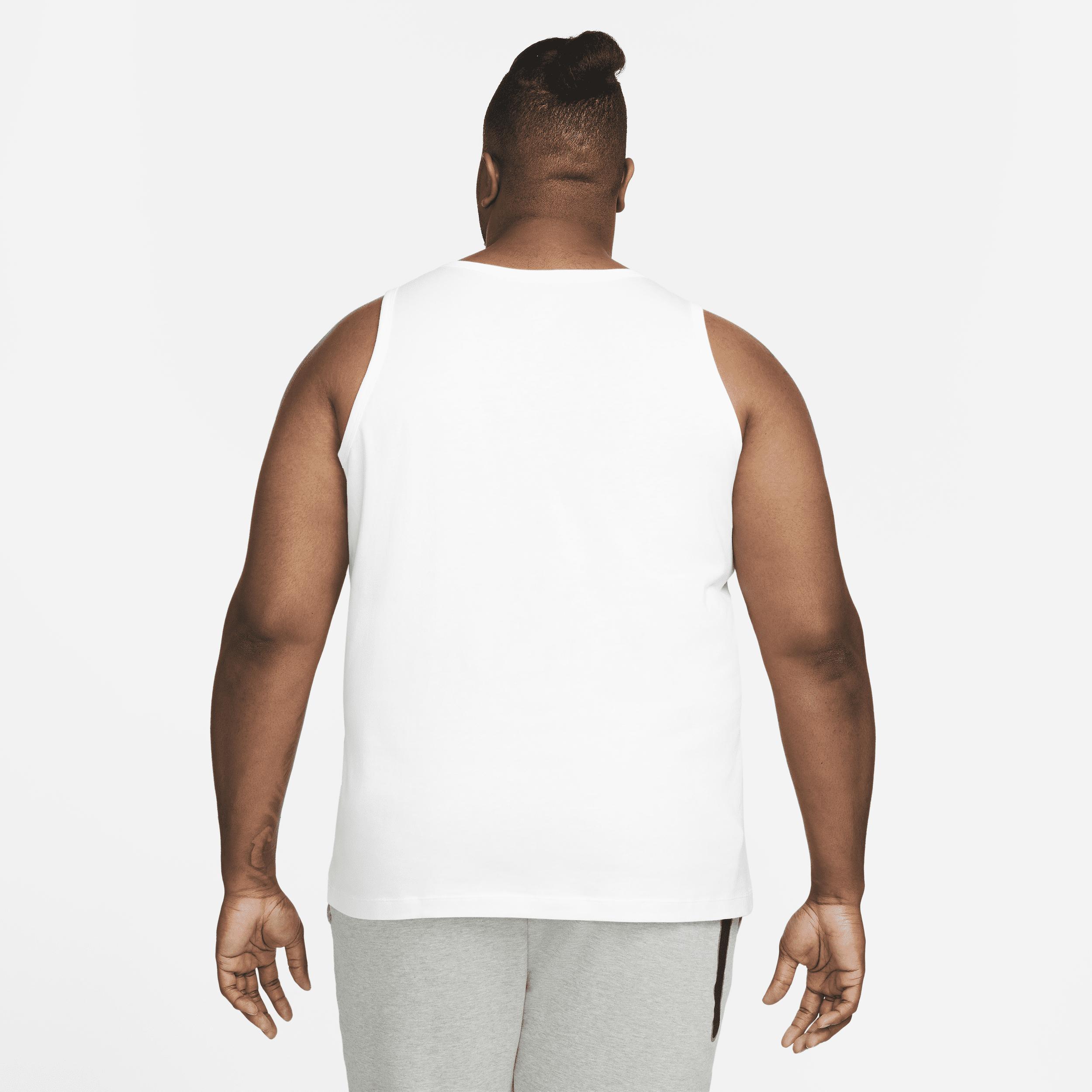 Men's Nike Sportswear Tank Top, Size: XXL, White Black Product Image