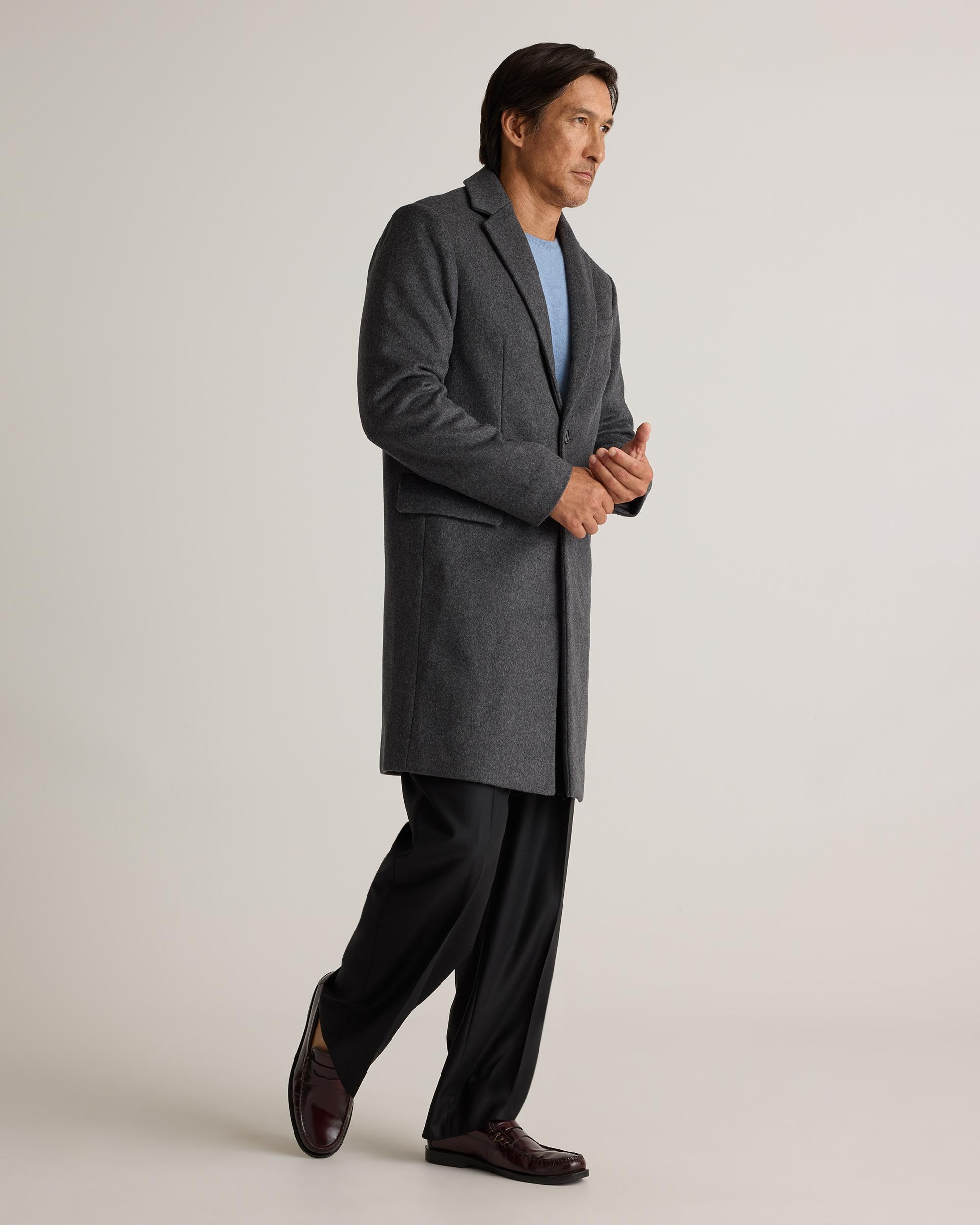 Quince | Men's Italian Wool Overcoat Wool/Nylon Product Image