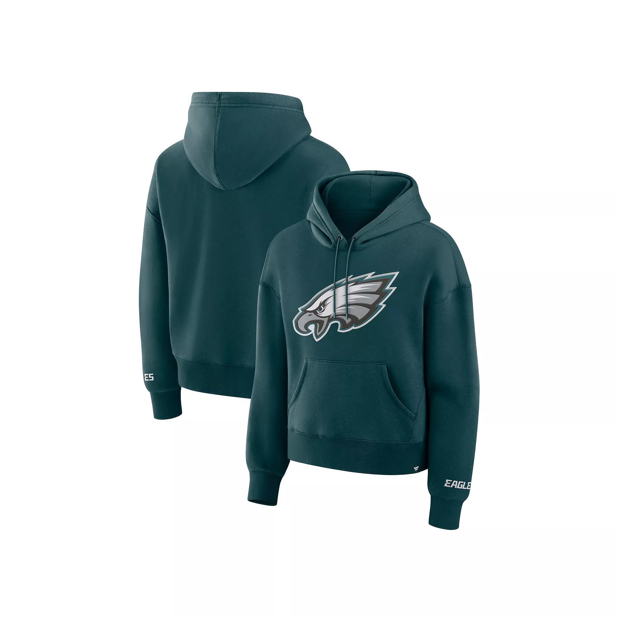 Women's Fanatics Green Philadelphia Eagles Legacy Fleece Pullover Hoodie, Size: XL Product Image