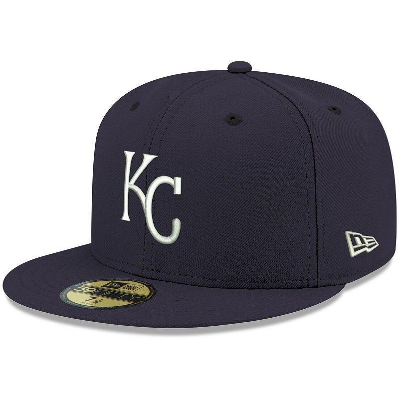 Men's New Era Red Tampa Bay Rays White Logo 59FIFTY Fitted Hat, Size: 7 3/4 Product Image