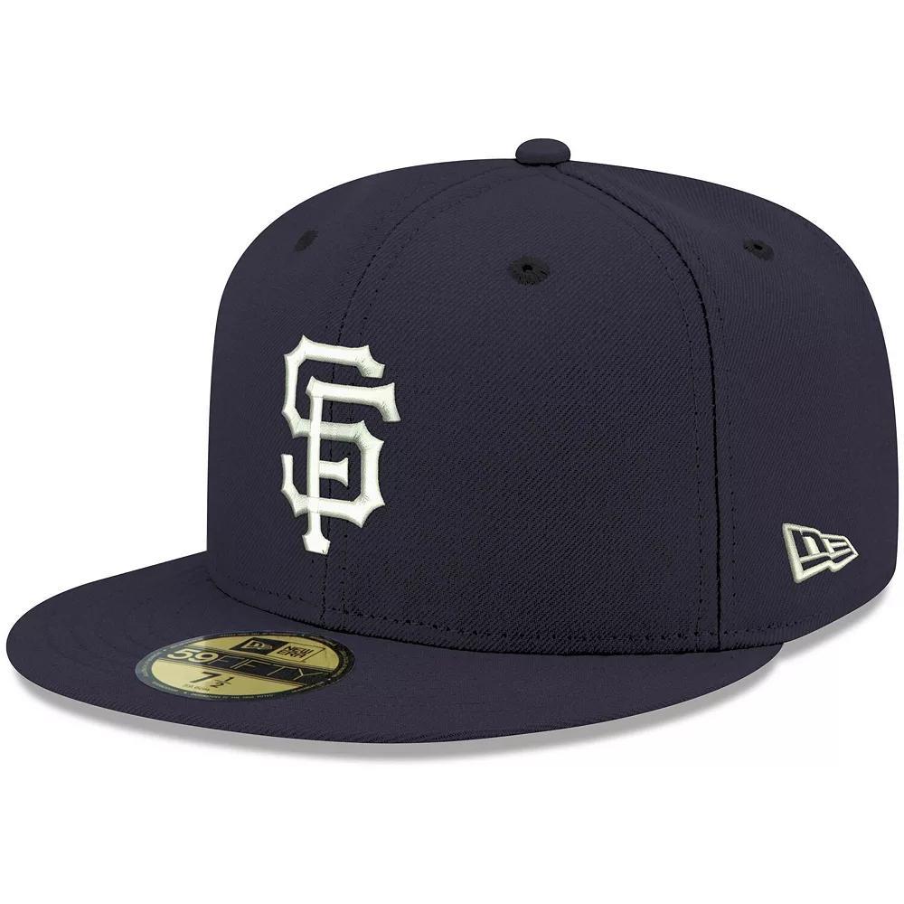 Men's New Era Navy San Francisco Giants White Logo 59FIFTY Fitted Hat, Size: 7 7/8, Blue Product Image