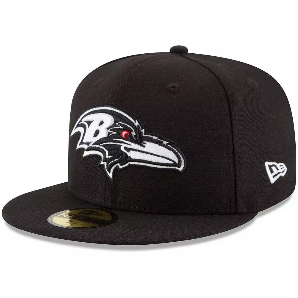 Mens New Era Baltimore Ravens B-Dub 59FIFTY Fitted Hat Product Image