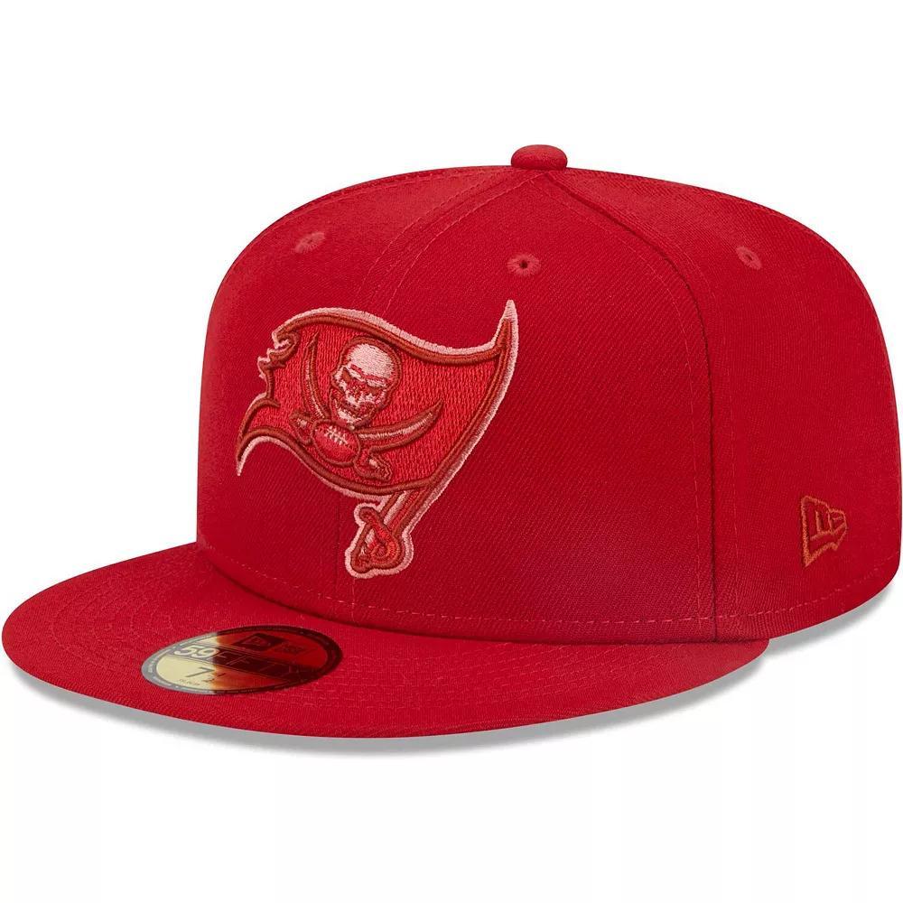 Men's New Era Red Tampa Bay Buccaneers Monocamo 59FIFTY Fitted Hat, Size: 8 Product Image