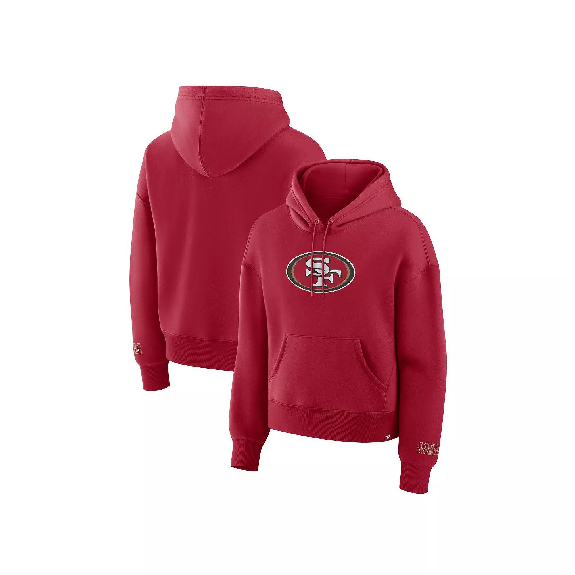 Women's Fanatics Scarlet San Francisco 49ers Legacy Fleece Pullover Hoodie, Size: Medium, Red Product Image