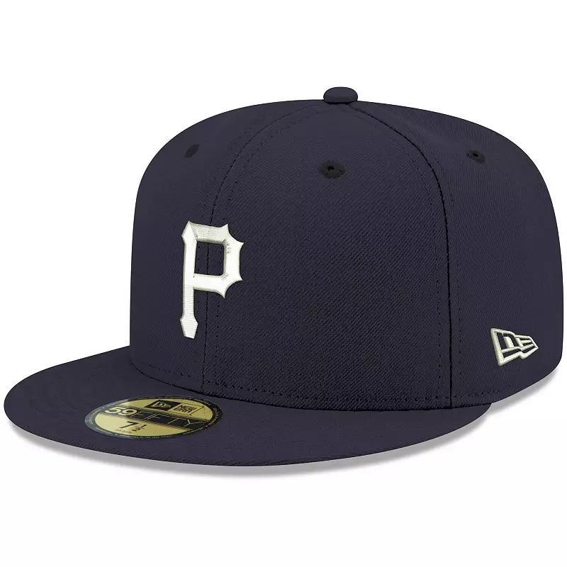 Men's New Era Royal Houston Astros Logo White 59FIFTY Fitted Hat, Size: 7 7/8, Blue Product Image