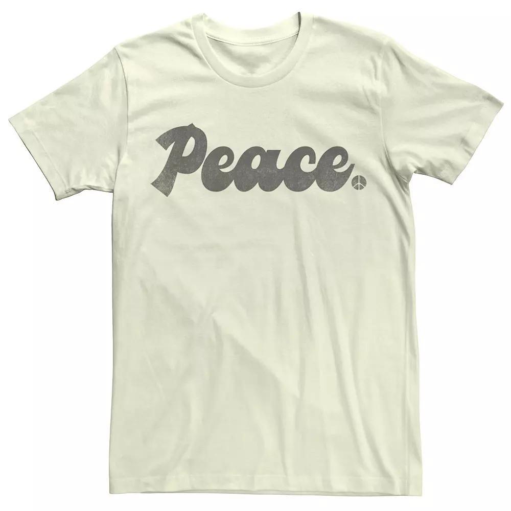 Men's Fifth Sun Peace Retro Tee, Size: Medium, Natural Product Image