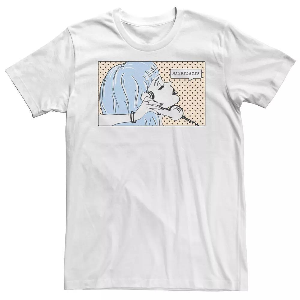 Big & Tall Fifth Sun Maybe Later Retro Portrait Tee, Mens Product Image