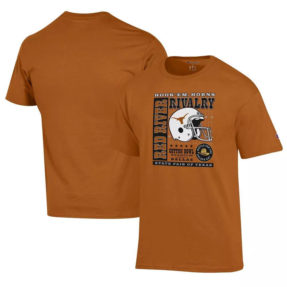 Men's Champion Texas Orange Texas Longhorns Red River Rivalry Slogan T-Shirt, Size: 2XL, Team Product Image