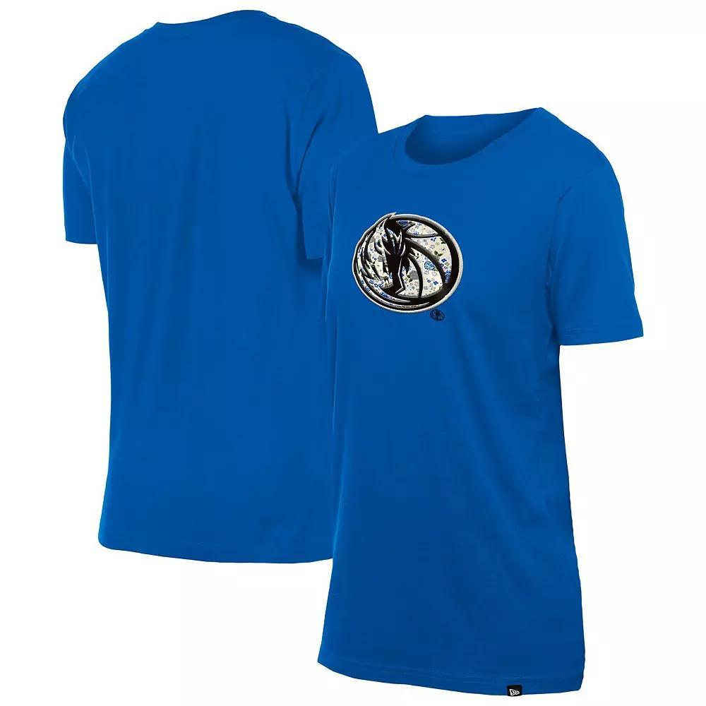 Women's New Era  Navy Seattle Kraken Glam Game Floral T-Shirt, Size: Large, Krk Blue Product Image