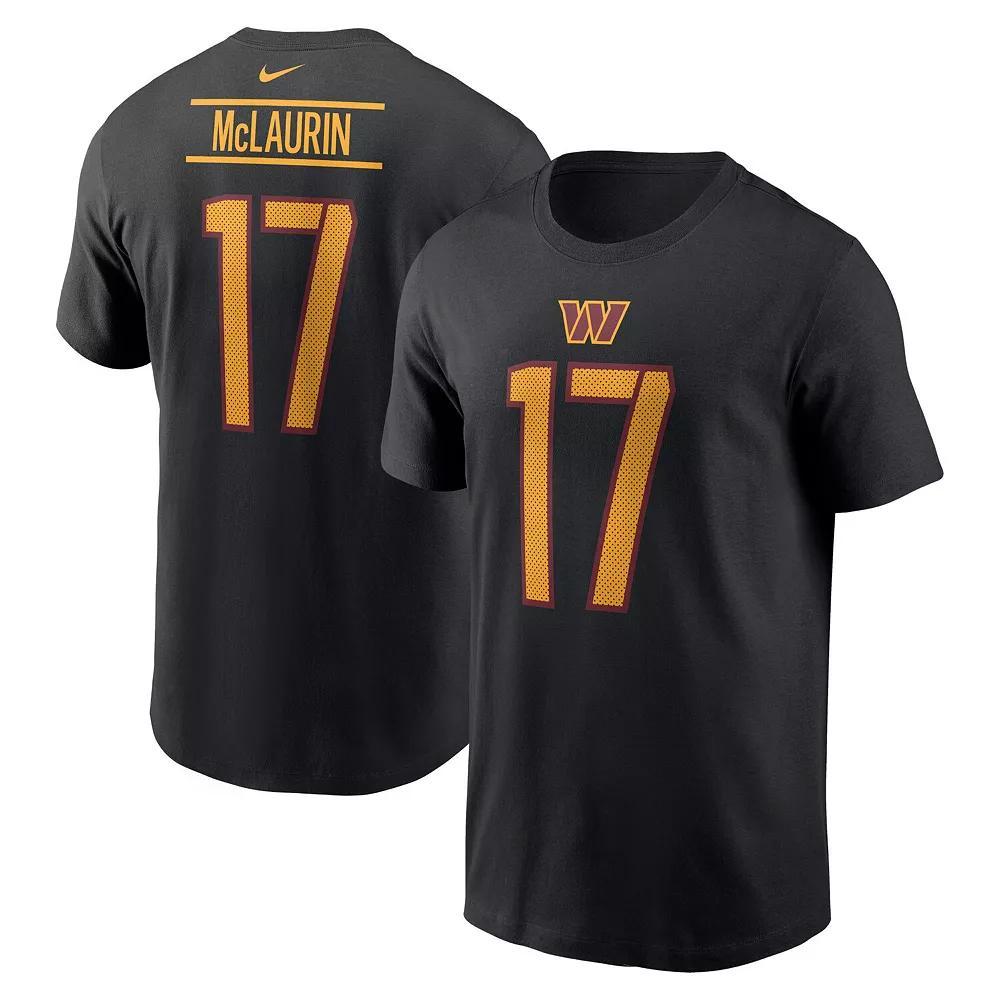 Men's Nike Terry McLaurin Black Washington Commanders Player Name & Number T-Shirt, Size: XL, Wft Black Product Image