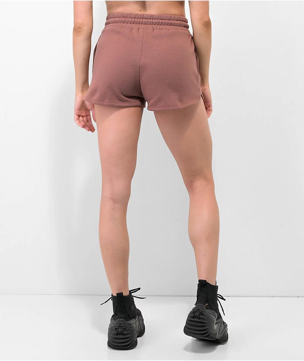 Broken Promises Howler Brown Sweat Shorts Product Image