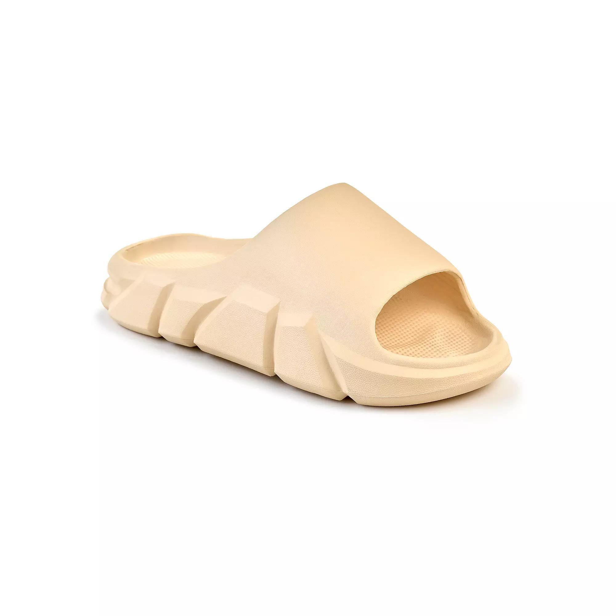 American Exchange Women's Slide Sandals, Size: 6, Nude Product Image