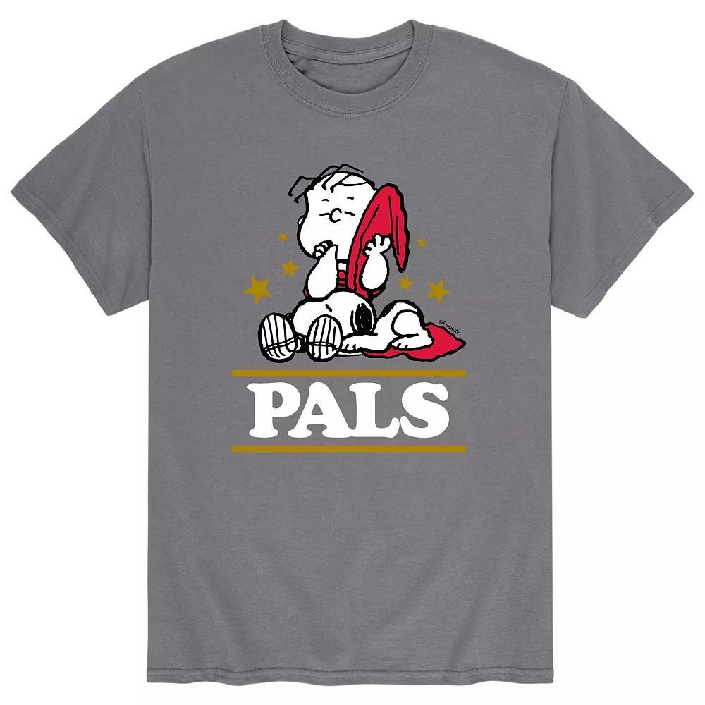 Mens Peanuts Pals Tee Grey Product Image