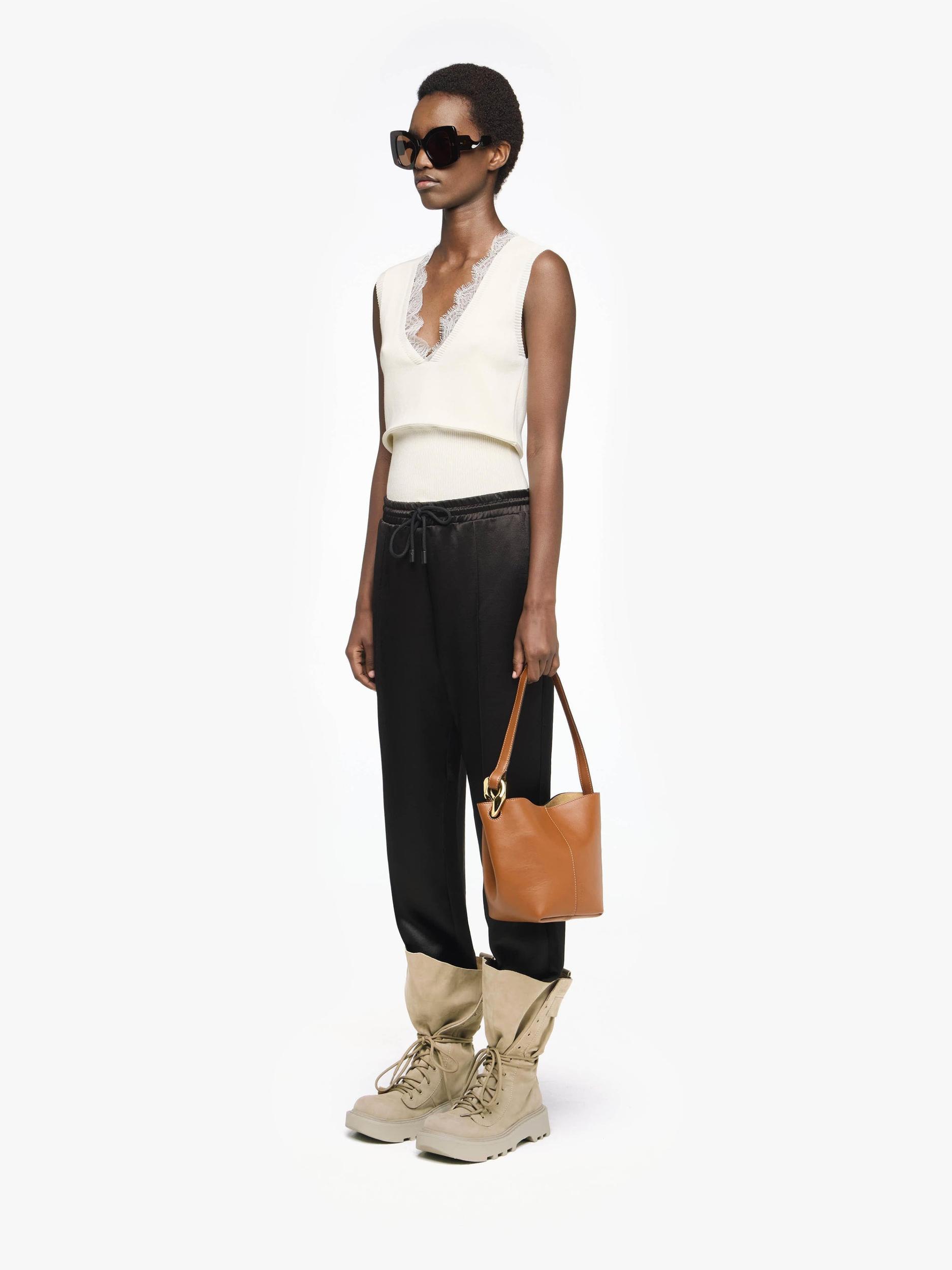DRAWSTRING WAIST TROUSERS Product Image