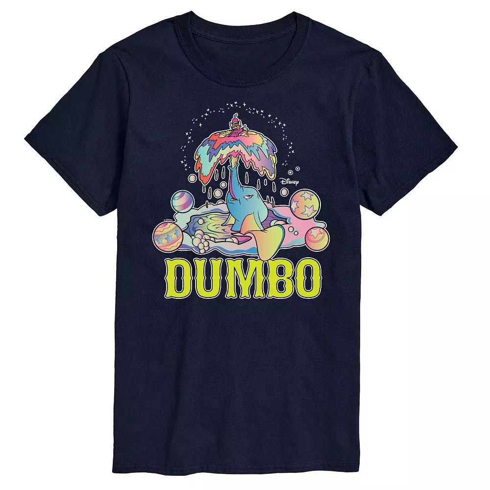 Disney's Dumbo Men's Psychedelic Graphic Tee, Size: Large, Black Product Image