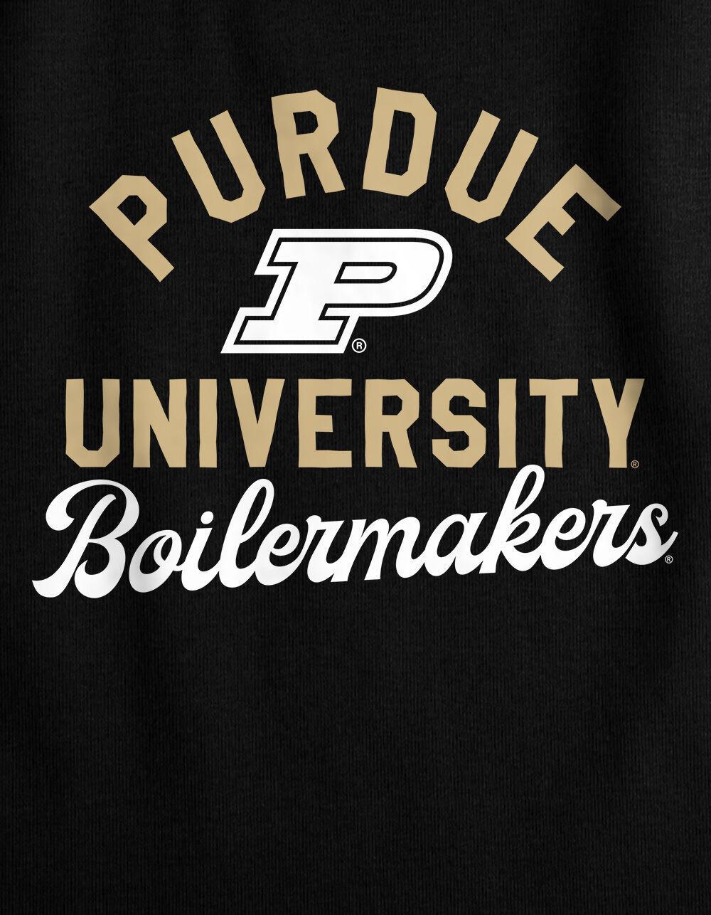 PURDUE UNIVERSITY Classic Script Womens Cropped Tank Top Product Image