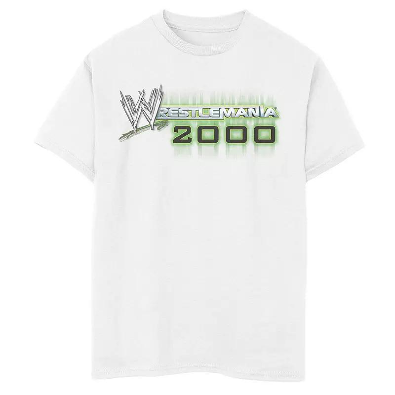 Boys WWE Wrestlemania 2000 Simple Logo Graphic Tee, Boy's, Size: XS, Black Product Image