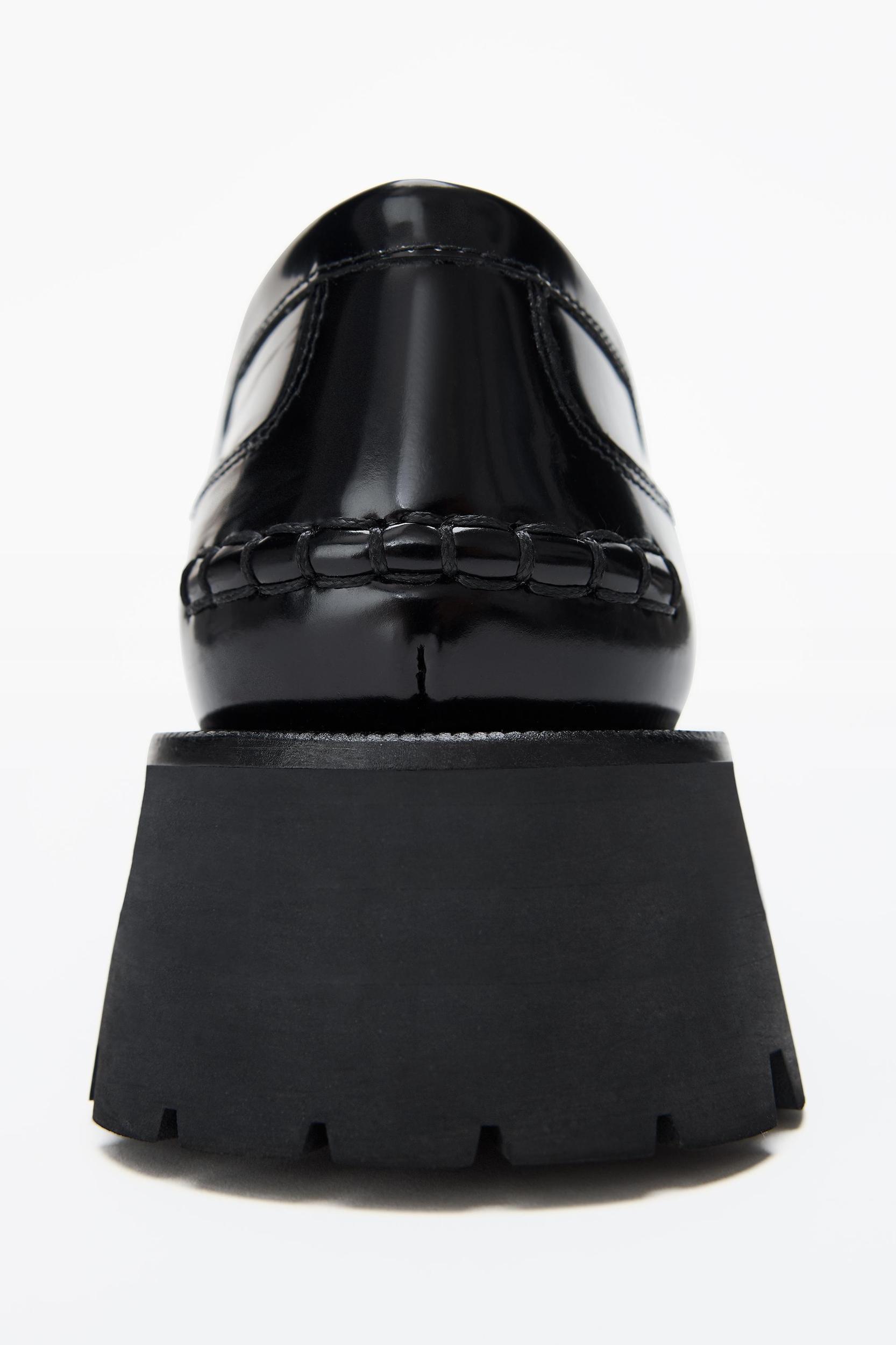Carter Mid-heel Lug Loafer In Leather Product Image