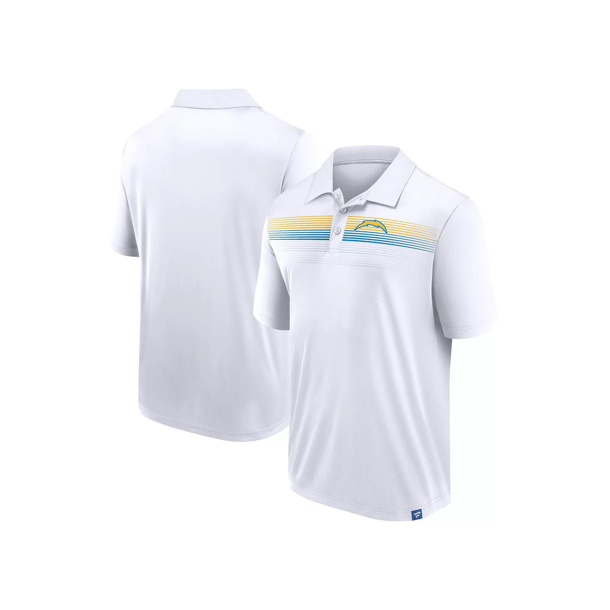 Men's Fanatics White Los Angeles Chargers Big & Tall Sublimated Polo, Size: 5XLT Product Image