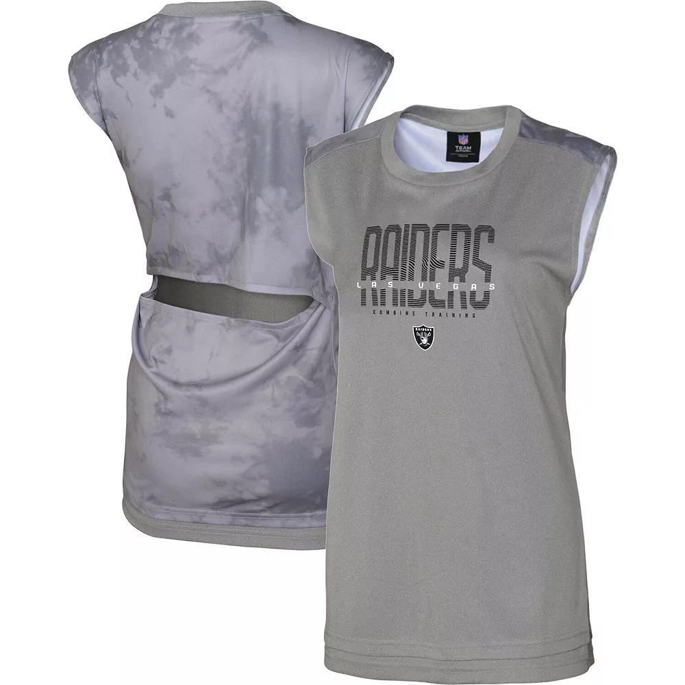 Women's Gray Las Vegas Raiders No Sweat Tank Top, Size: Medium, Lvr Grey Product Image