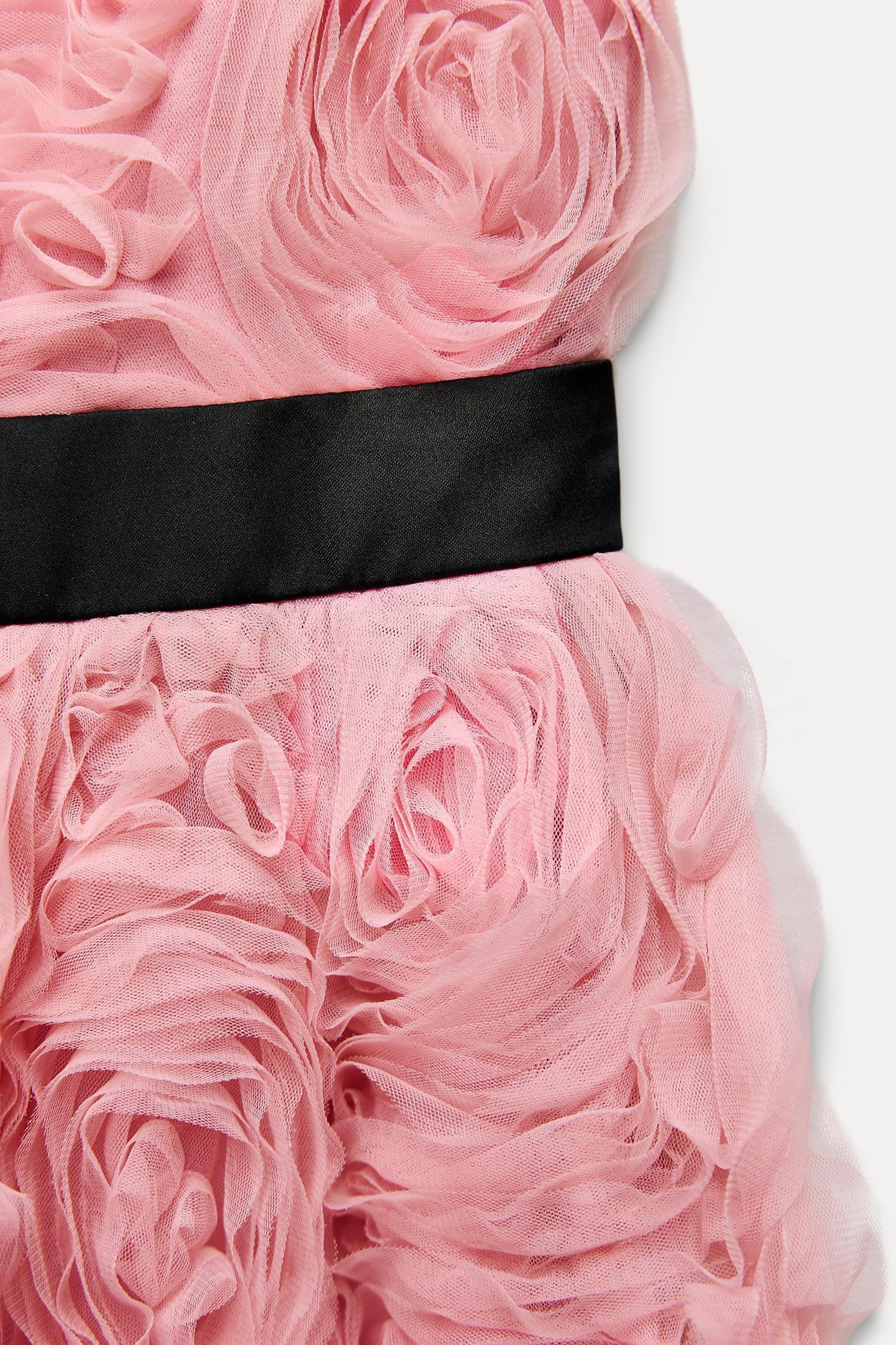 STRUCTURED FLORAL MINI DRESS Product Image