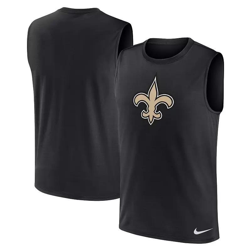 Men's Nike Black New Orleans Saints Blitz Legend Muscle Perform Tank Top, Size: XL Product Image