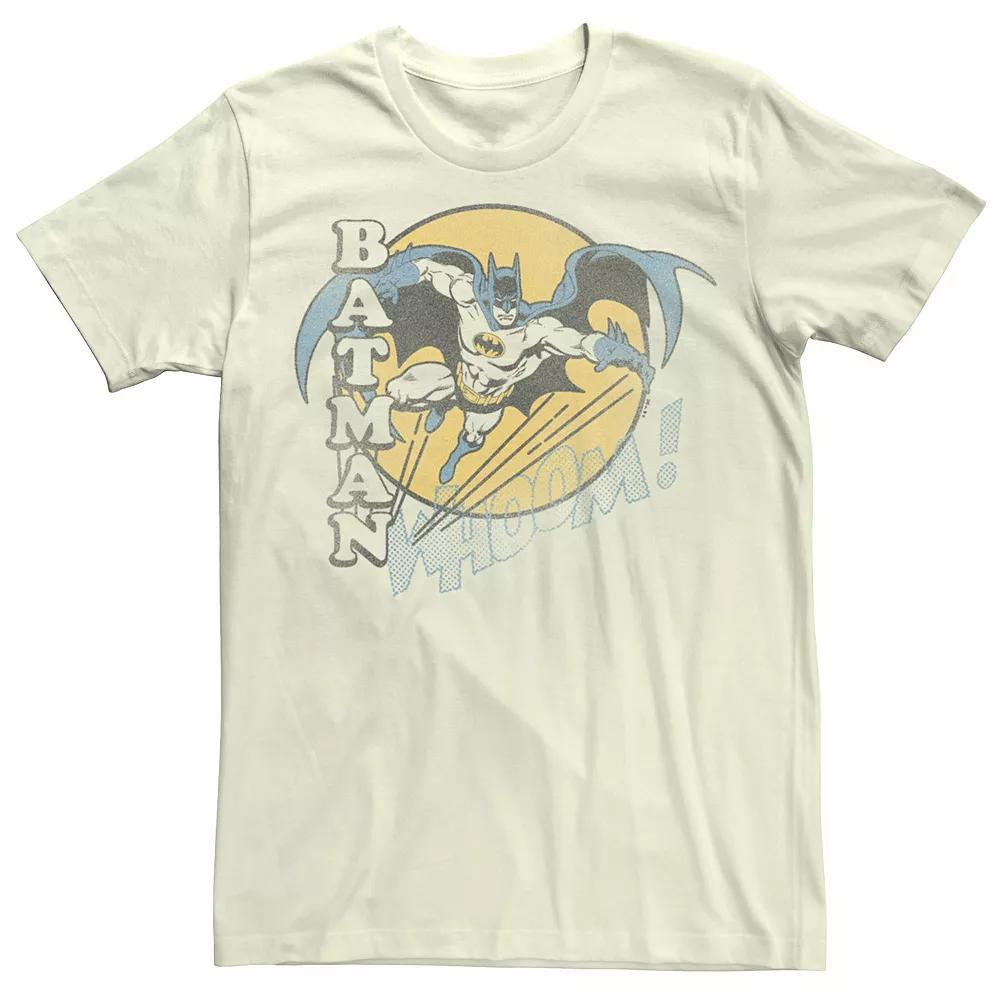 Men's Batman In Action Graphic Tee, Size: XL, Natural Product Image