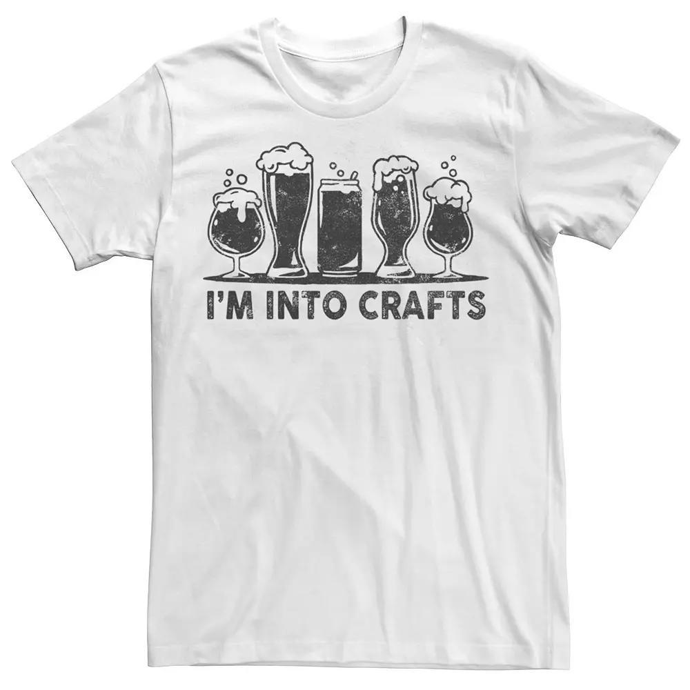 Men's "I'm Into Crafts" Beer Lineup Tee, Size: XXL, Athletic Grey Product Image