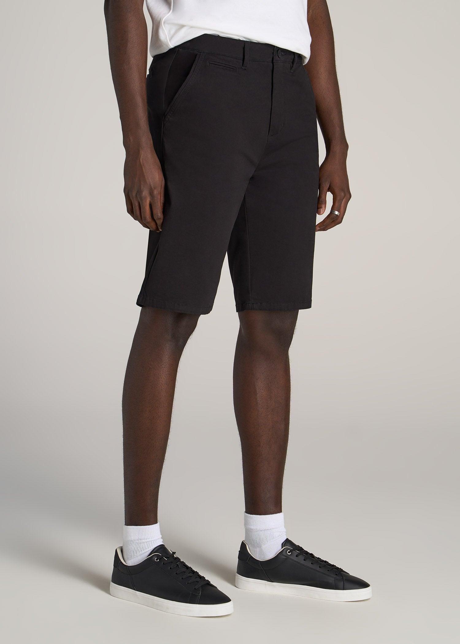 Chino Shorts for Tall Men in Fatigue Green Product Image