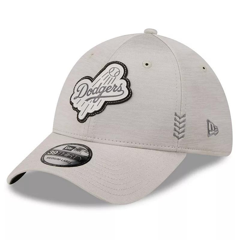 Men's New Era  Cream Los Angeles Dodgers 2024 Clubhouse 39THIRTY Flex Fit Hat, Size: Large/XL, Beige Product Image