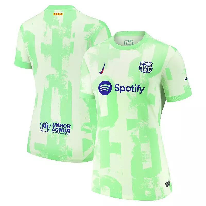Women's Nike  Yellow Barcelona 2024/25 Third Replica Jersey, Size: XL, Bar Yellow Product Image