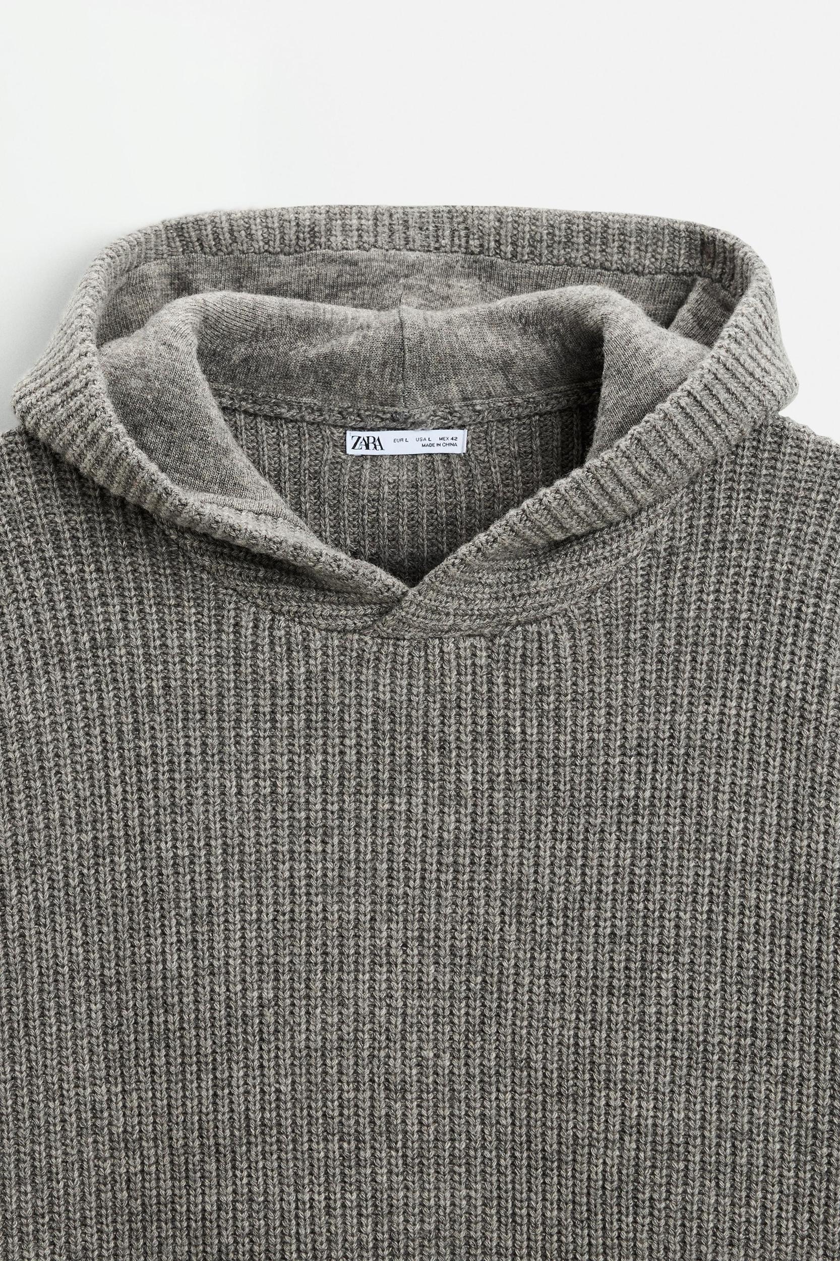 KNIT WOOL BLEND SWEATSHIRT Product Image