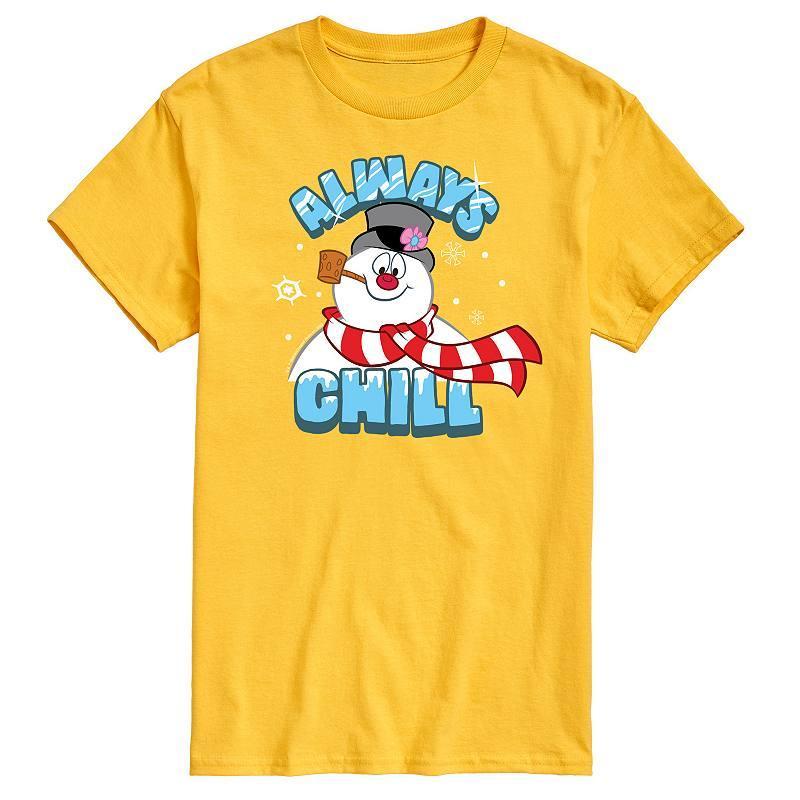 Men's Frosty The Snowman Frosty Always Chill Tee, Size: Large, Blue Product Image