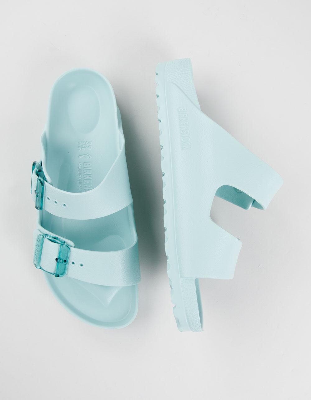 BIRKENSTOCK Arizona Stealth Buckle EVA Womens Sandals - SEAFOAM Product Image