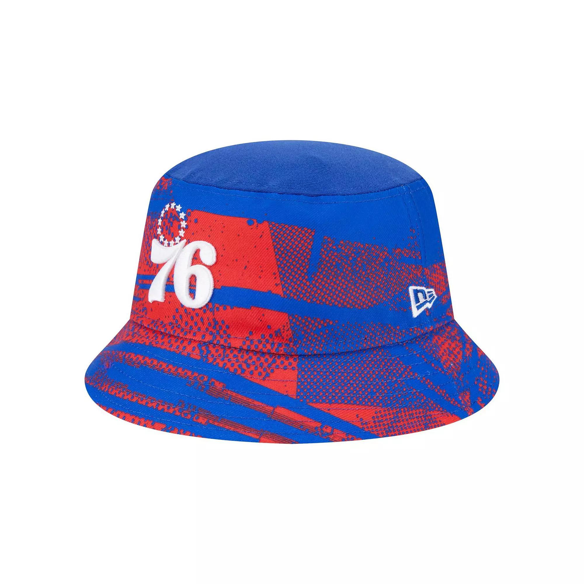Mens New Era Royal/Red Philadelphia 76ers Tip-Off Bucket Hat Product Image