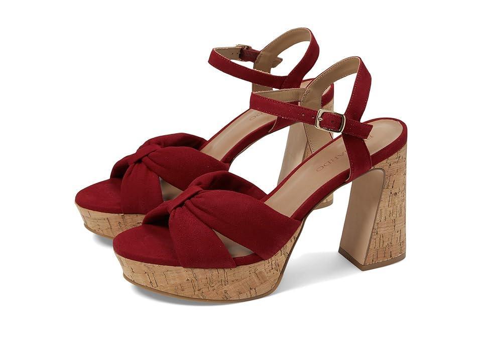 Womens Veronika Leather Platform Sandals Product Image