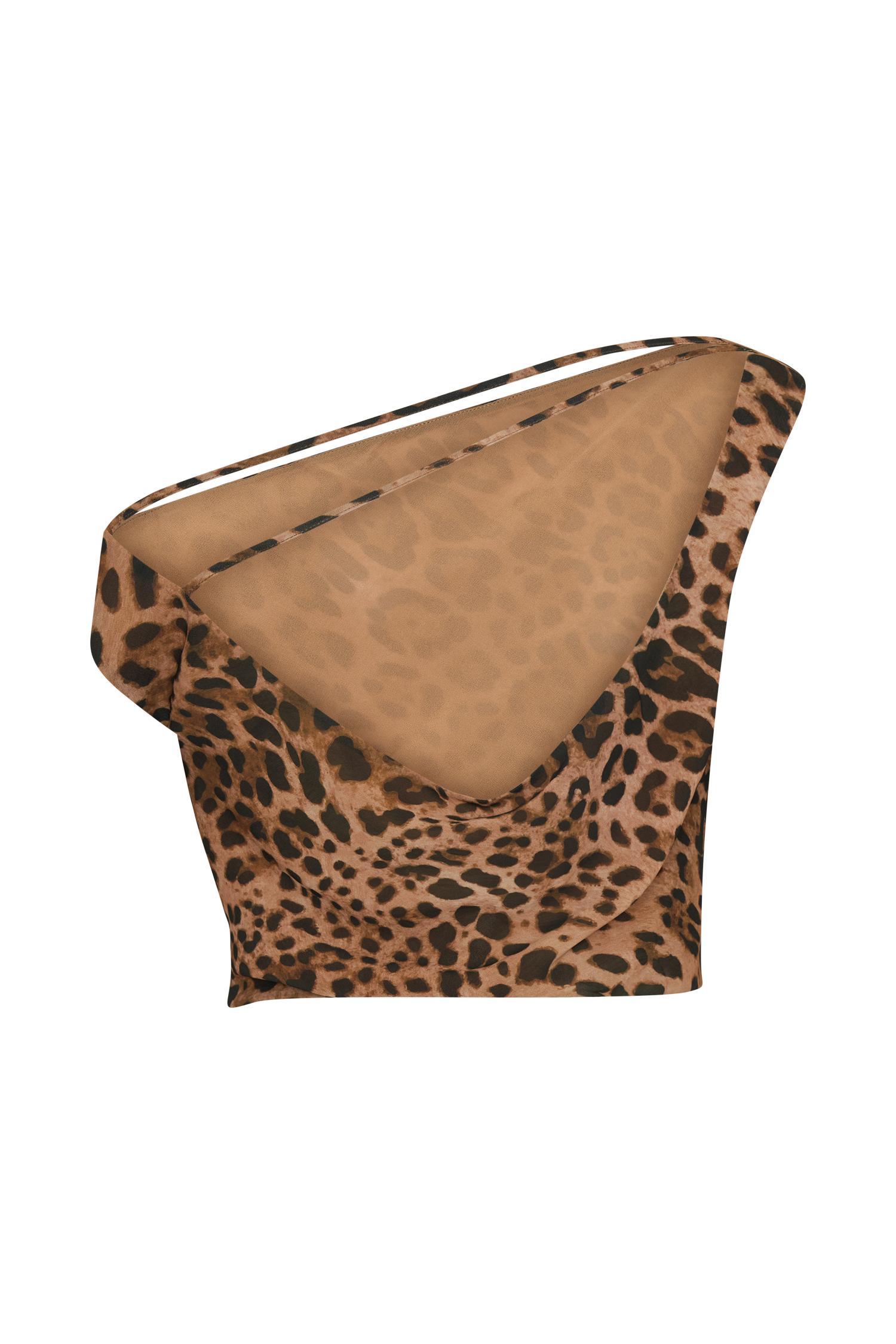 Yvonne Chiffon Maxi Skirt - Leopard Print Product Image
