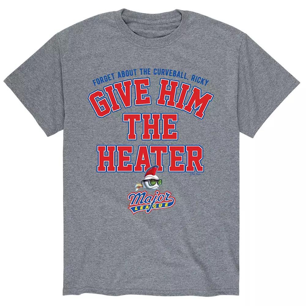 Mens Major League Give Him The Heater Baseball Tee Product Image