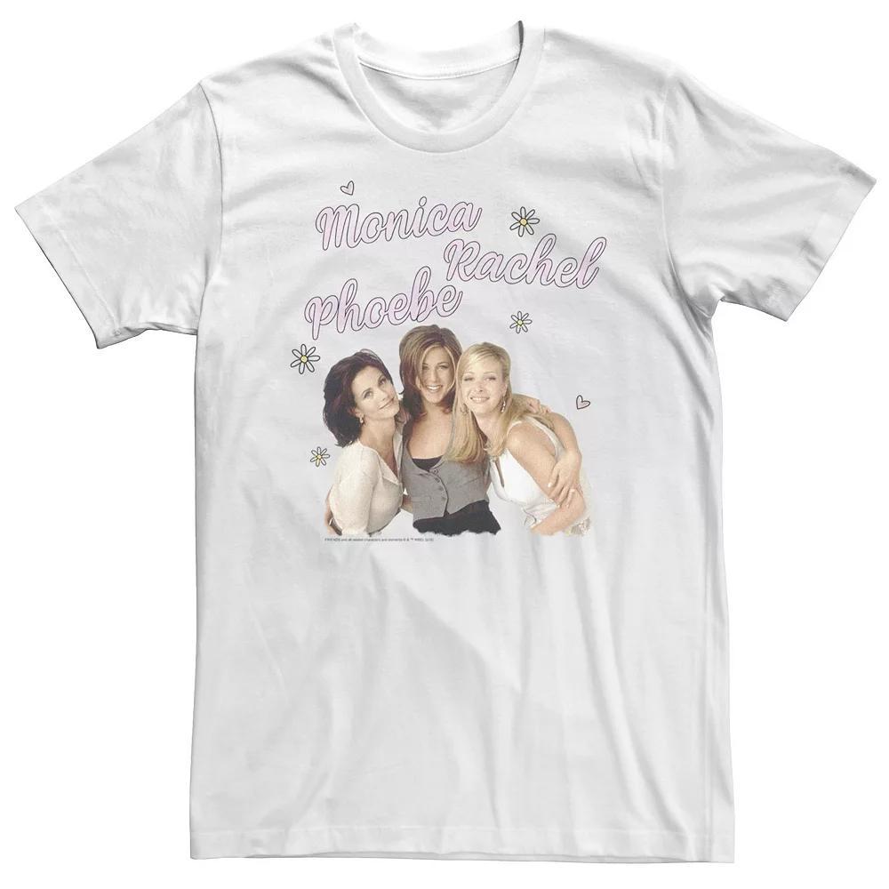 Big & Tall Friends The Girls Bold Text Tee, Men's, Size: 4XL Tall, White Product Image