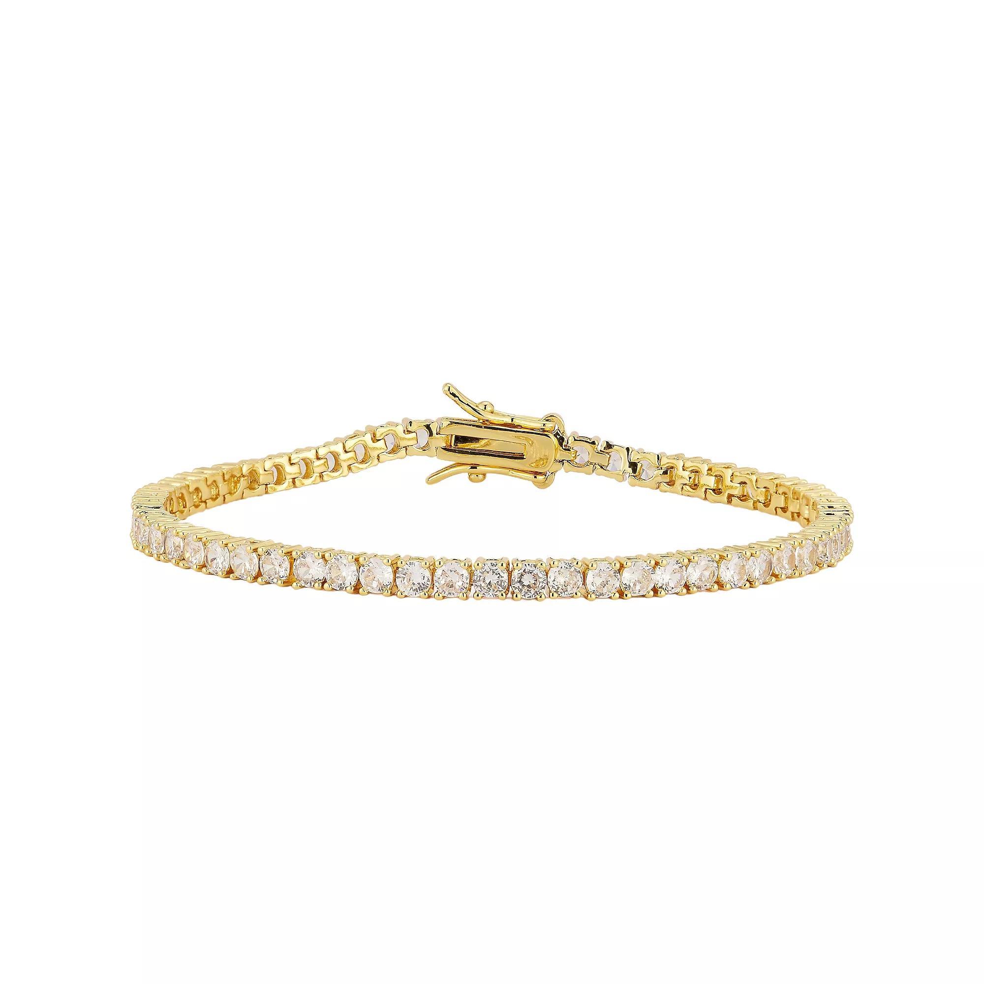 Moon & Meadow 14K Yellow Gold Geometric Narrow Band Product Image