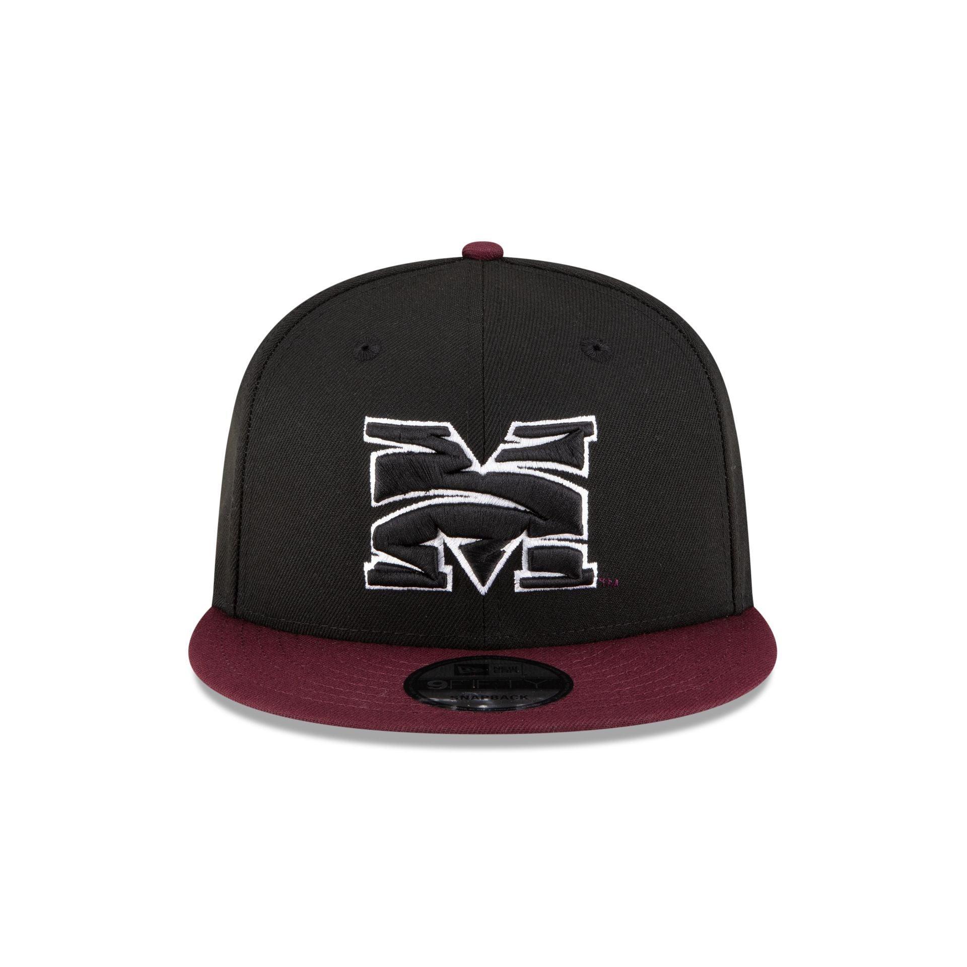Morehouse Tigers Black Maroon 9FIFTY Snapback Hat Male Product Image