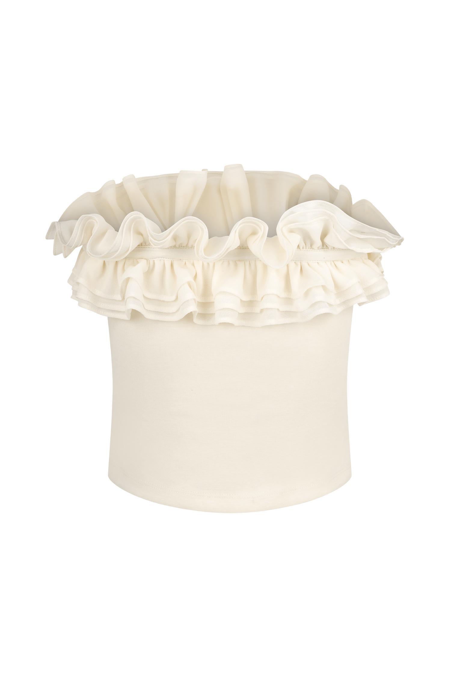 Jennie Ruffle Off Shoulder Top - Ivory Product Image