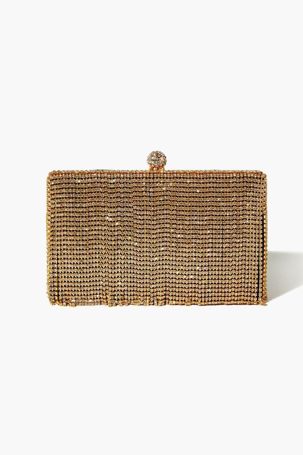 Rhinestone Fringe Clutch Bag | Forever 21 Product Image