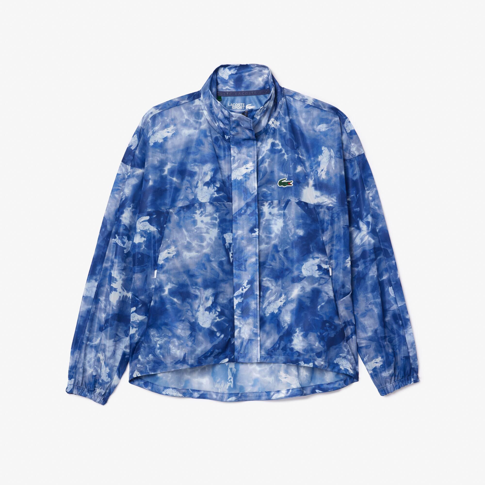 Lightweight Crocodile Print Tennis Jacket Product Image
