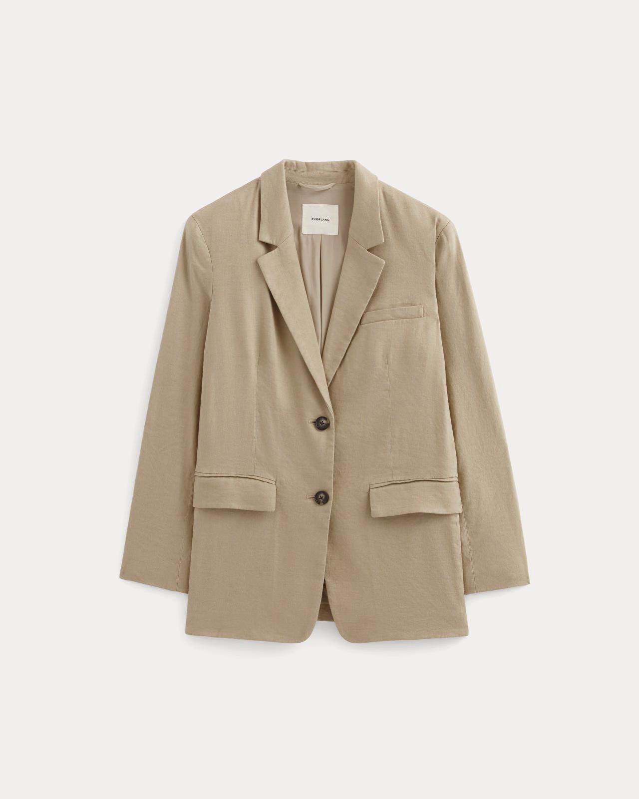 The Oversized Blazer in Stretch Linen Product Image