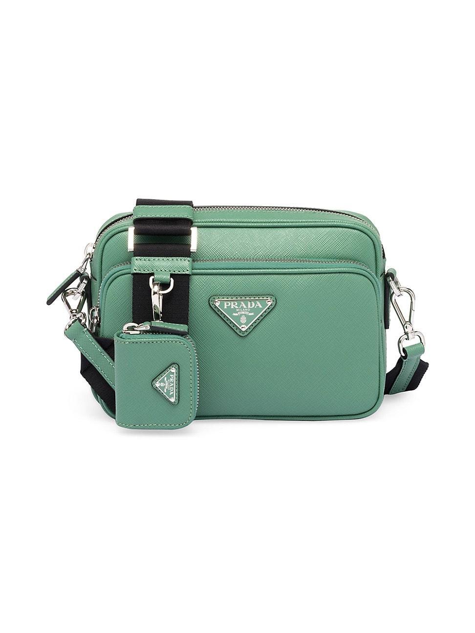 Mens Saffiano Leather Shoulder Bag Product Image