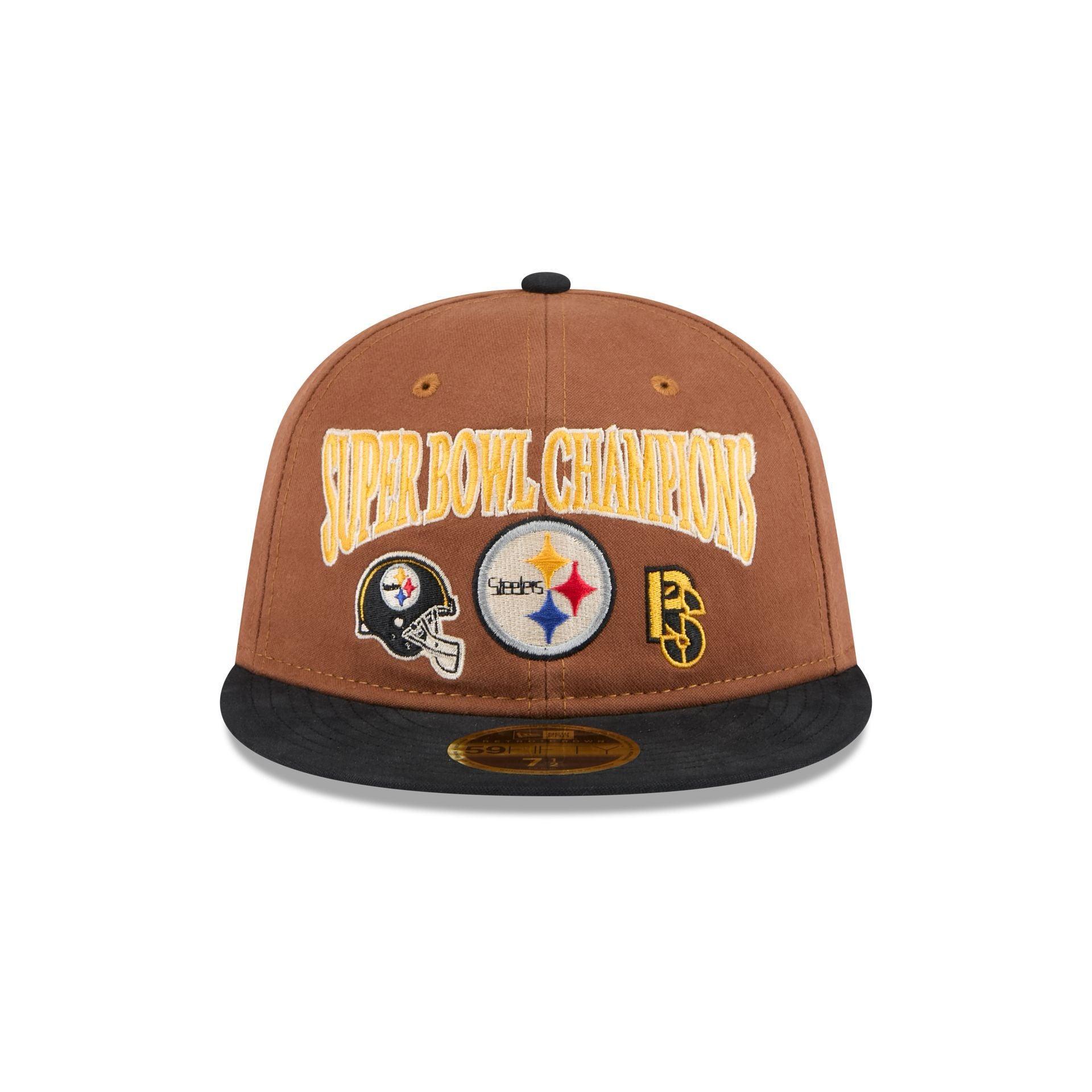 Pittsburgh Steelers Champions Retro Crown 59FIFTY Fitted Hat Male Product Image